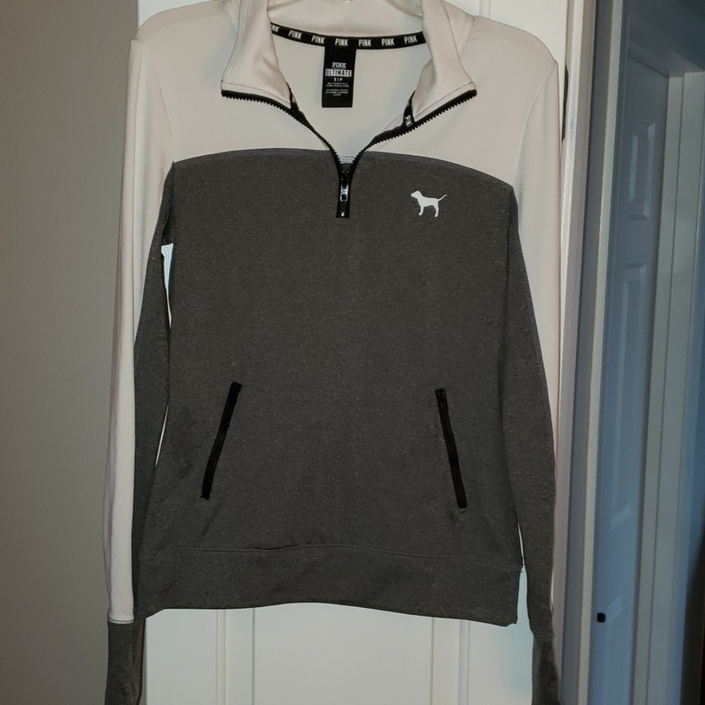 PINK Victoria's Secret  quarter zip pullover